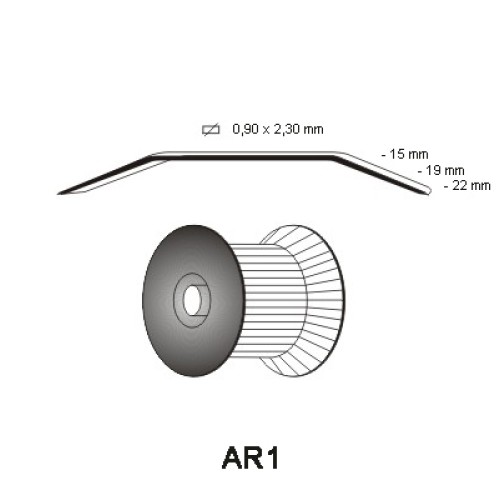 AR1 Kram, diverse lengtes