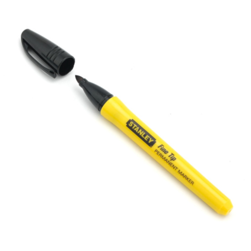 Stanley Marker Pen Fine Tip Black