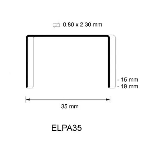 ELPA35 -Staple, different lengths ELPA35 -Staple, different lengths