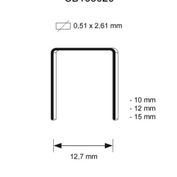 SB103020 Staple, galvanized, different lengths