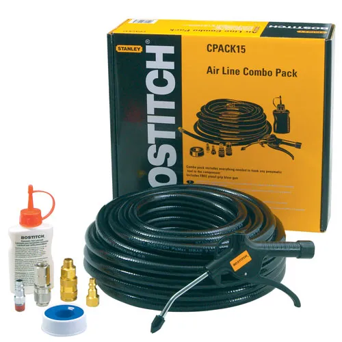 Bostitch CPACK15 Luchtslang 15m met extra's Bostitch CPACK15 Luchtslang 15m met extra's