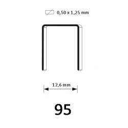 95 Niet gegalvaniseerd 95 Niet gegalvaniseerd